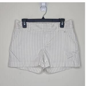 Calvin Klein CK white grey striped cotton shorts - 4